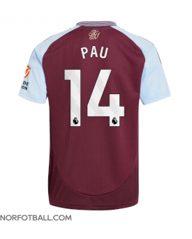 Billige Fotballdrakt Aston Villa Pau Torres #14 Replika Hjemmedrakt 2024-25 Kortermet